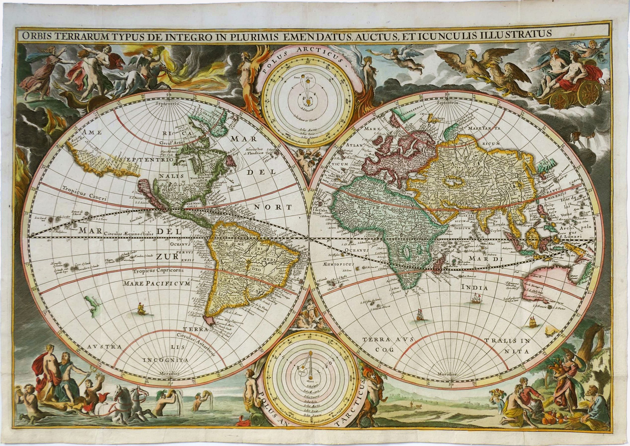 ORBIS TERRARUM TYPUS DE INTEGRO IN PLURIMIS EMENDATUS, AUCTUS, ET ...