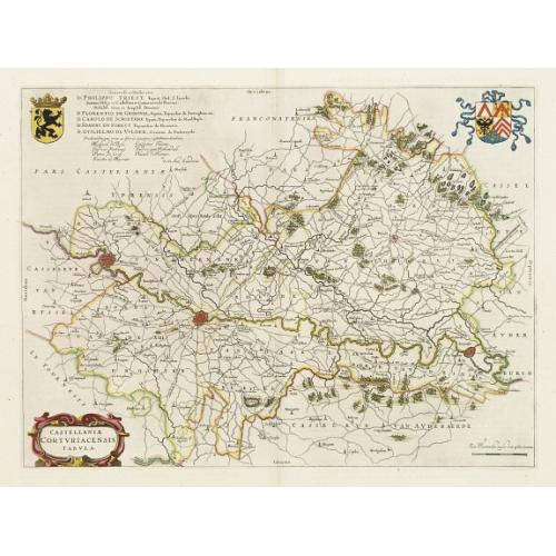 Old map image download for Castellaniae Corturiacensis Tabula.