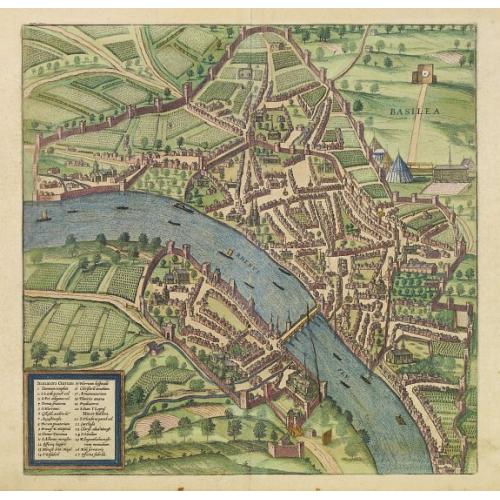 Old map image download for Basilea (Basle)