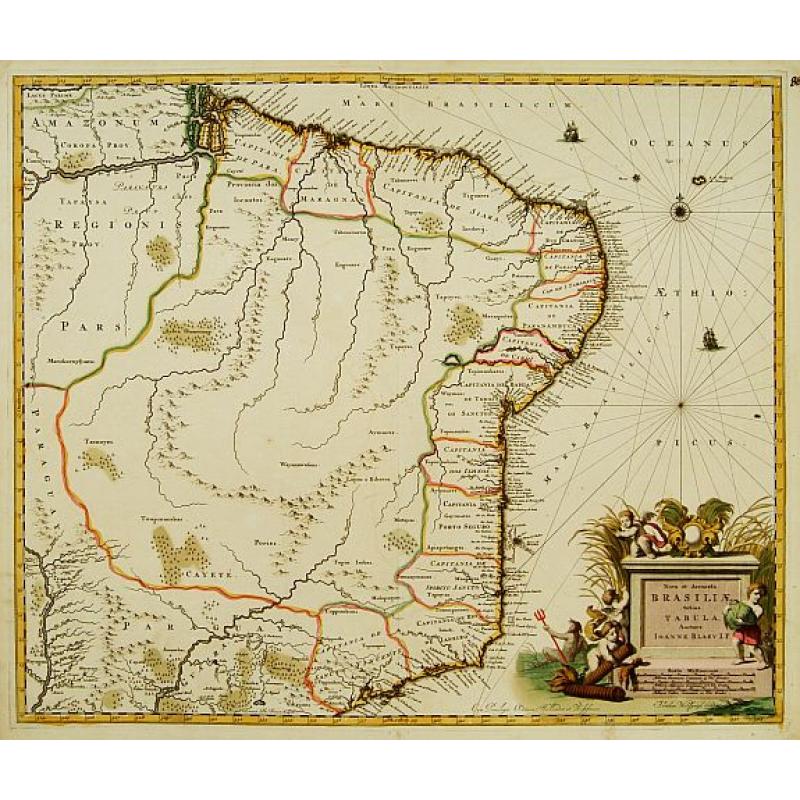 Nova et Accurata Brasiliae totius tabula.