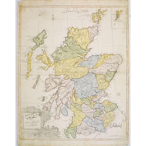 Old map image download for Scotland.