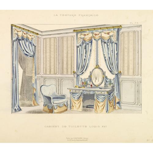 Old map image download for Cabinet de toilette Louis XVI.