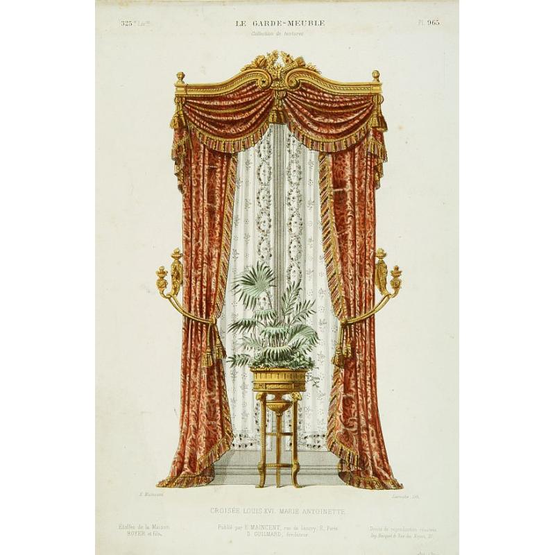 Croisée Louis XVI. Marie Antoinette.