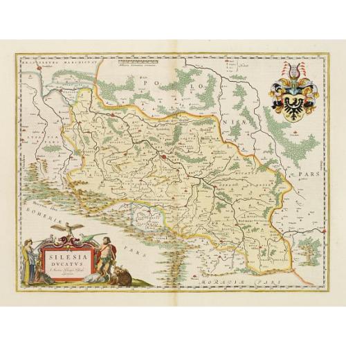 Old map image download for Silesia Ducatus..