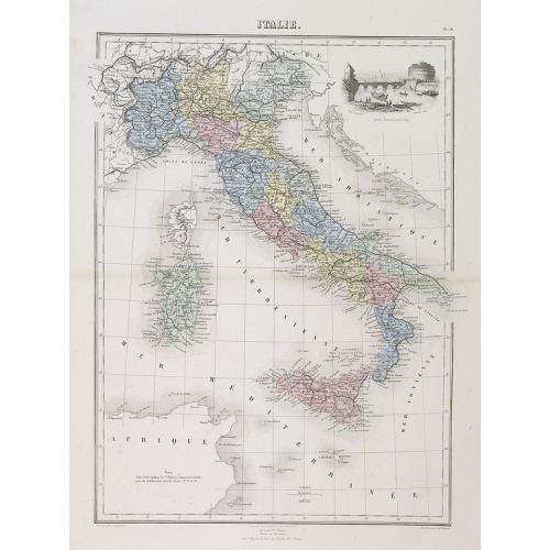 Old map image download for Italie.