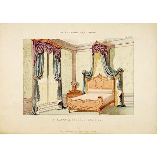 Old map image download for Chambre a coucher Louis XV.