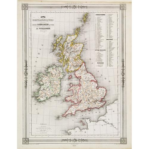 Old map image download for Isles Britanniques..