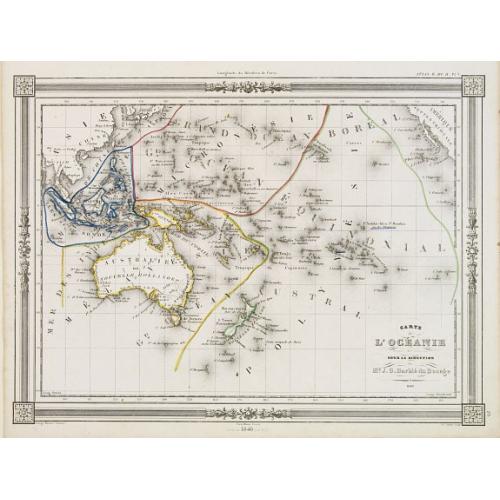 Old map image download for Carte de L'Océanie..