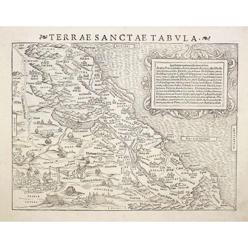 Old map image download for Terrae Sanctae Tabula