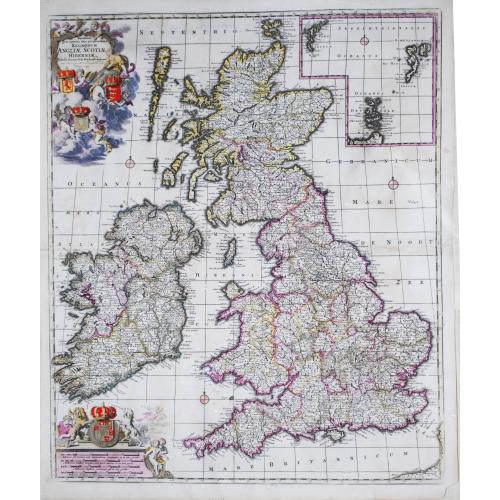 Old map image download for [Lot of 11 maps / prints of the United Kingdom.]