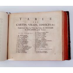 Vues des villes de Londres, de Canterbury, de Colchester, et autres Lieux circonvoisins. - II. ... Vues des villes, edifices & autres choses remarquable de l'Escosse & d'Irlande. - III. and IV