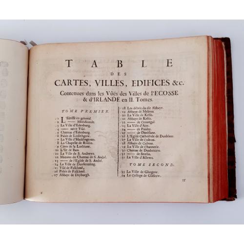 Old map image download for Vues des villes de Londres, de Canterbury, de Colchester, et autres Lieux circonvoisins. - II. ... Vues des villes, edifices & autres choses remarquable de l'Escosse & d'Irlande. - III. and IV