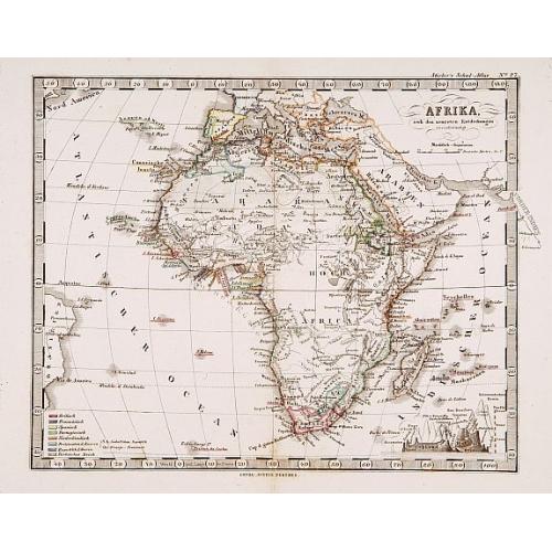 Old map image download for Afrika nach den neuesten Entdeckungen