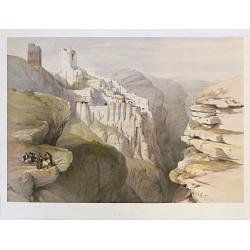 Convent of St. Saba April 4th 1839. / Engedi.