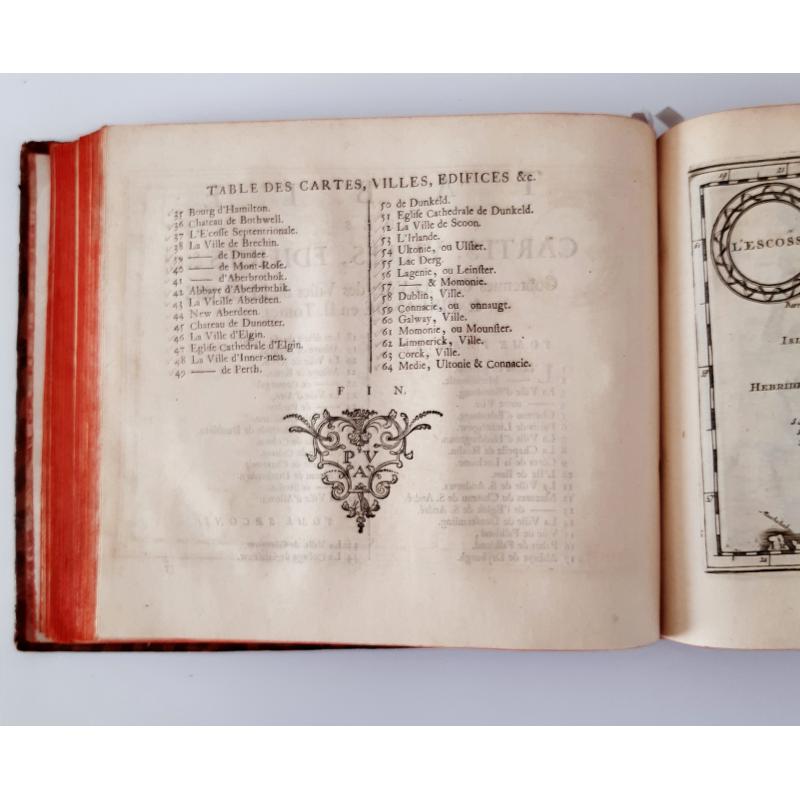 Vues des villes de Londres, de Canterbury, de Colchester, et autres Lieux circonvoisins. - II. ... Vues des villes, edifices & autres choses remarquable de l'Escosse & d'Irlande. - III. and IV