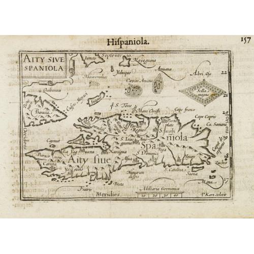 Old map image download for Aity Sive Spaniola.