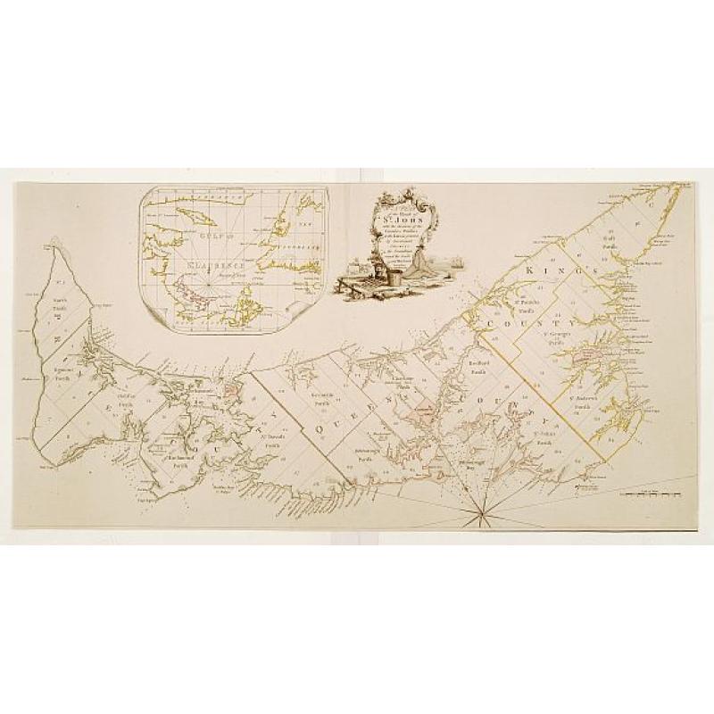 A Map of the Island of St. John in the Golf of St. Laurence