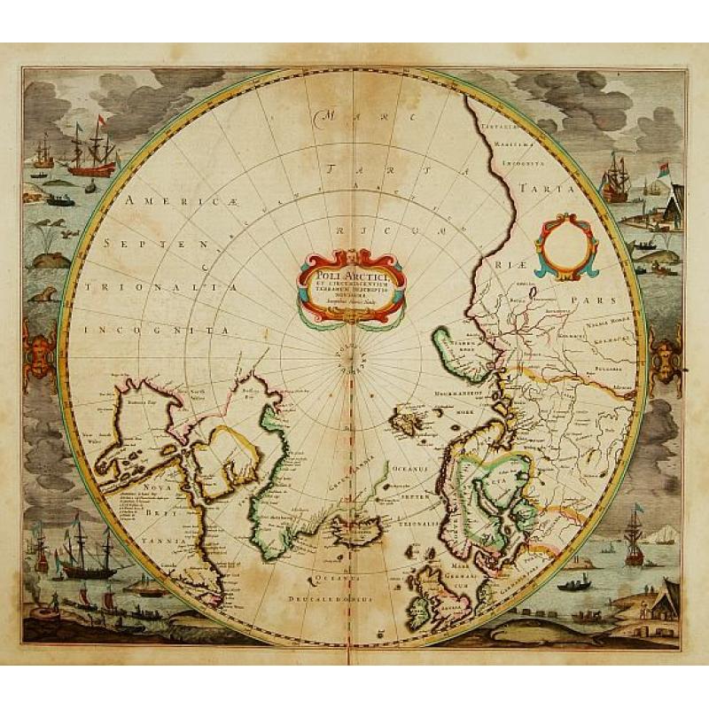 Poli Arctici et Circumiacentium Terrarum Descriptio.