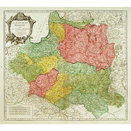 Old map image download for Le Royaume de Pologne..