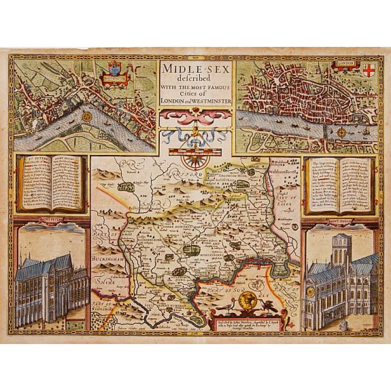 Middle-Sex described with the most famous cities of London and Westminster.
