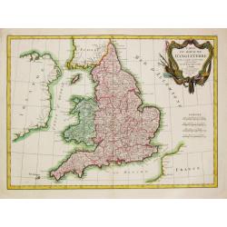 [Lot of 15 maps / prints of the British Isles]. Le Royaume d'Angleterre.