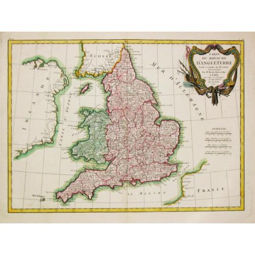 Old map image download for [Lot of 15 maps / prints of the British Isles]. Le Royaume d'Angleterre.