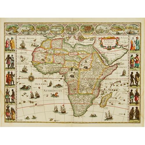 Old map image download for Africae nova descriptio.