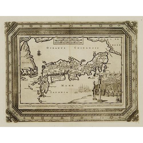 Old map image download for William Adams Reystogt na Oost-Indien.. JAPAN..