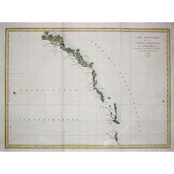 Carte particulaiere de la Côte du Nord-Ouest de l\'Amerique, 1e Feuille.