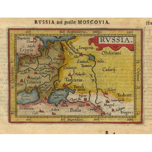 Old map image download for Russia.