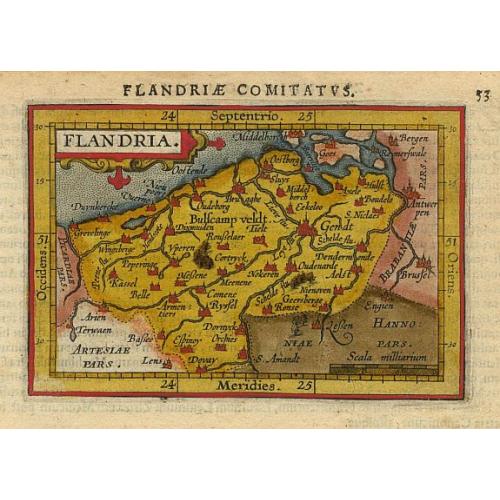 Old map image download for Flandria
