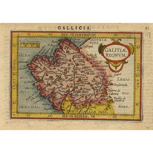 Old map image download for Galitiae Regnum.