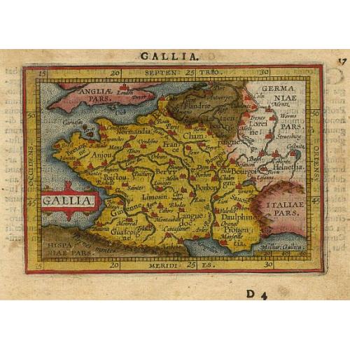 Old map image download for Gallia