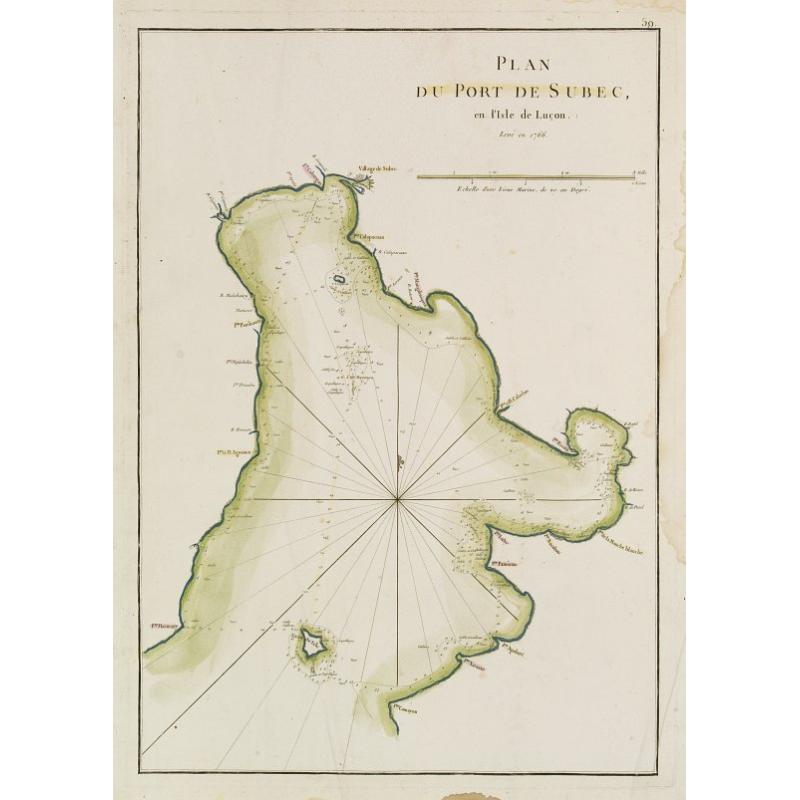 Plan du Port de Subec en l'Isle de Luçon.