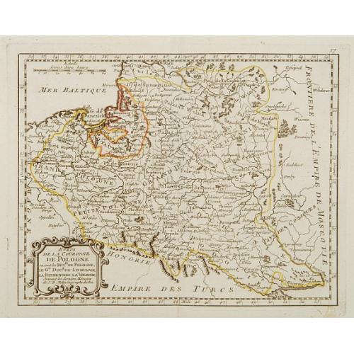 Old map image download for Etats de la Couronne de Pologne ousont les Roy de Pologne, le Gd. Duc de Lithuanie, La Russie noire, La Volhinie?