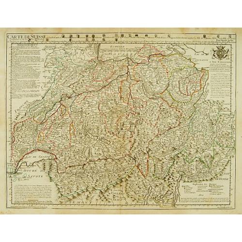 Old map image download for Carte de Suisse ou sont les Cantos de ..