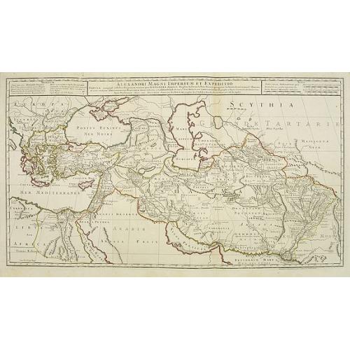 Old map image download for Alexandri Magni Imperium et Expeditio..