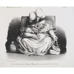 Marie-Louise-Charlotte-Philippine Pairie, fille soumise & patentée par la police. (Plate 452 in la Caricature).