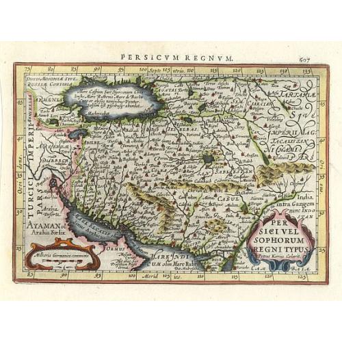 Old map image download for Persicivel Sophorum Regni Typus.