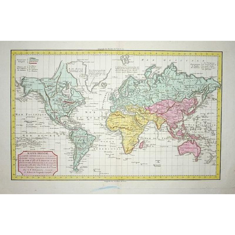 Mappe-Monde ou carte Generale..