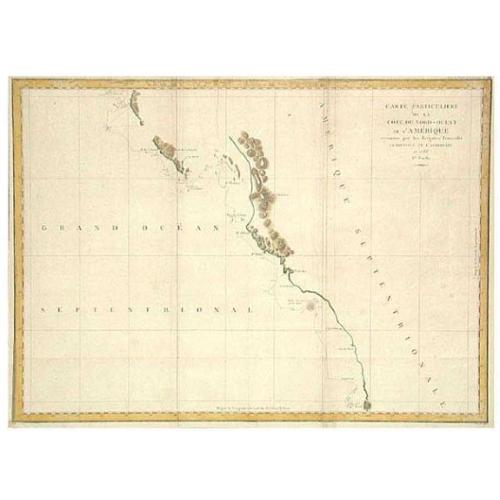 Old map image download for Carte particulaiere de la Côte du Nord-Ouest de l\'Amerique, 2e Feuille.