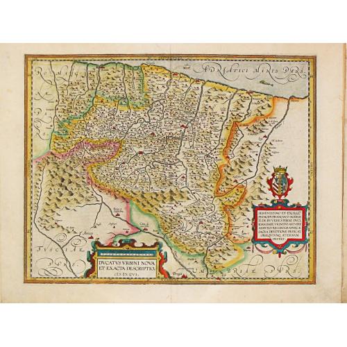 Old map image download for [Lot of 4 maps of the  Duchy of Urbino]