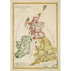 [Lot of 11 maps / prints of the United Kingdom.]