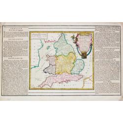 [Lot of 15 maps / prints of the British Isles]. Le Royaume d'Angleterre.