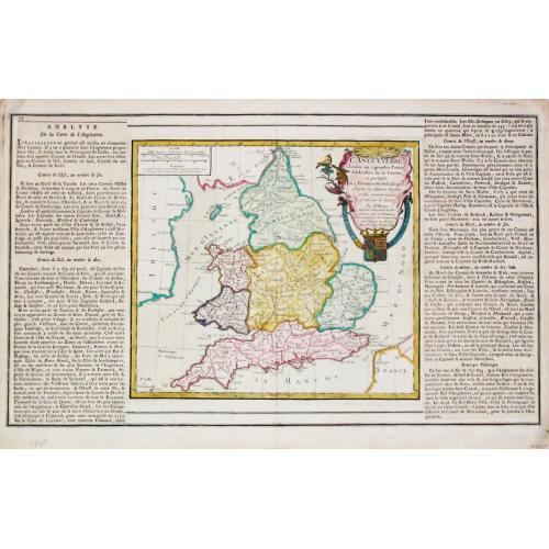 Old map image download for [Lot of 15 maps / prints of the British Isles]. Le Royaume d'Angleterre.