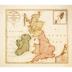 [Lot of 11 maps / prints of the United Kingdom.]