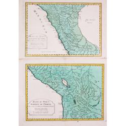 [9 maps of Peru and Chili]