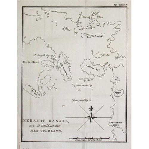 Old map image download for [Lot of 11 maps and views of the Falkland islands and the Argentinian part of Terra del Fuega. ]