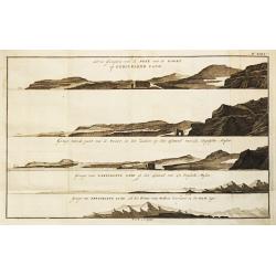 [Lot of 11 maps and views of the Falkland islands and the Argentinian part of Terra del Fuega. ]