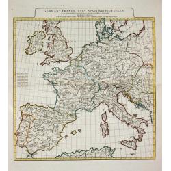 GERMANY, FRANCE ITALY, SPAIN, BRITISH ISLES, In an intermediate Century between Antient and Modern Geography.